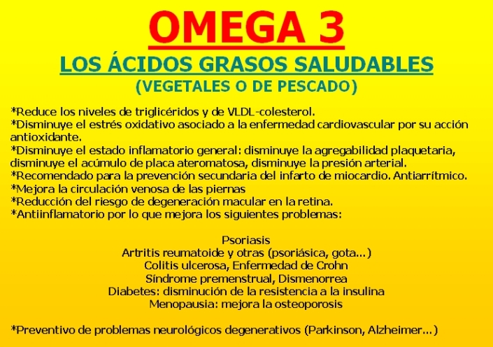 Las 8 principales propiedades de los ácidos grasos insaturados Omega 3